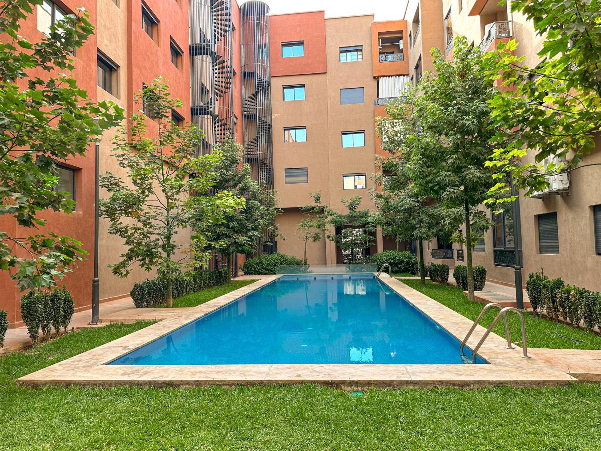 Condo In Marrakech With Pool مراكش المظهر الخارجي الصورة