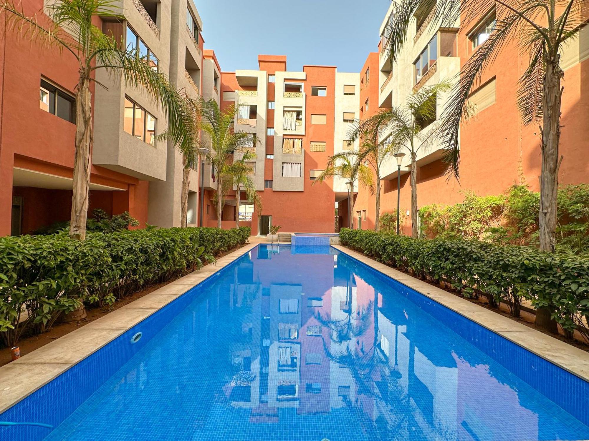 Condo In Marrakech With Pool مراكش المظهر الخارجي الصورة